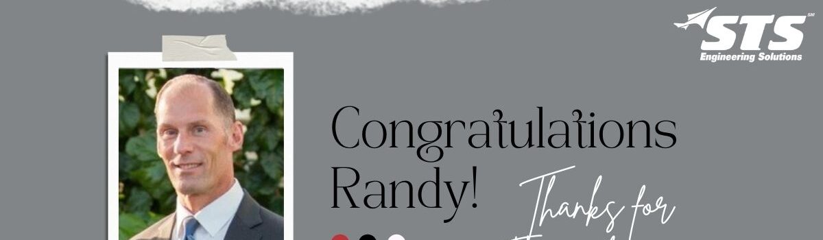 Únase a nosotros para felicitar a Randy Steenholdt