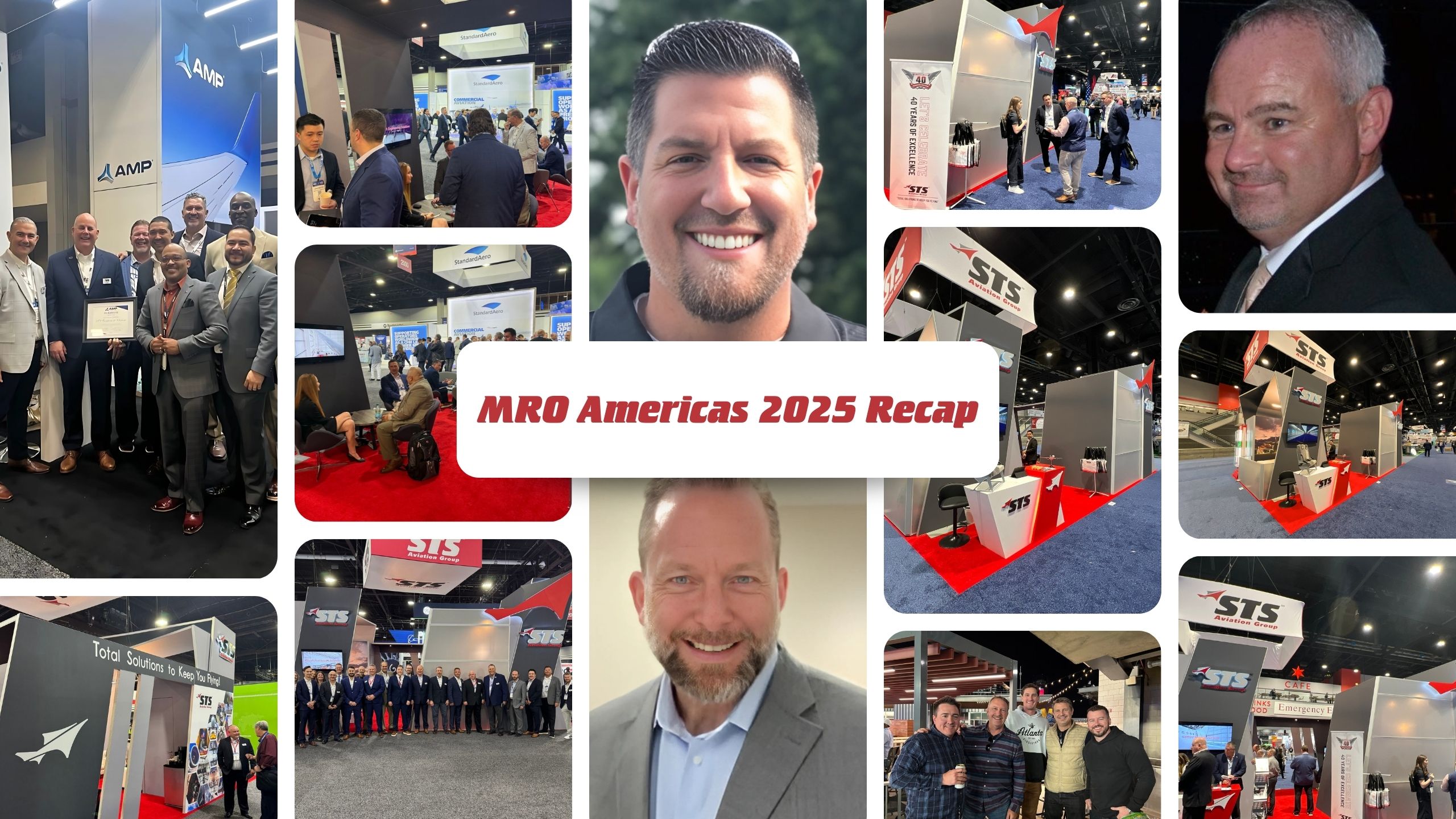 STS Aviation Group team at MRO Americas 2025 in Atlanta, Georgia