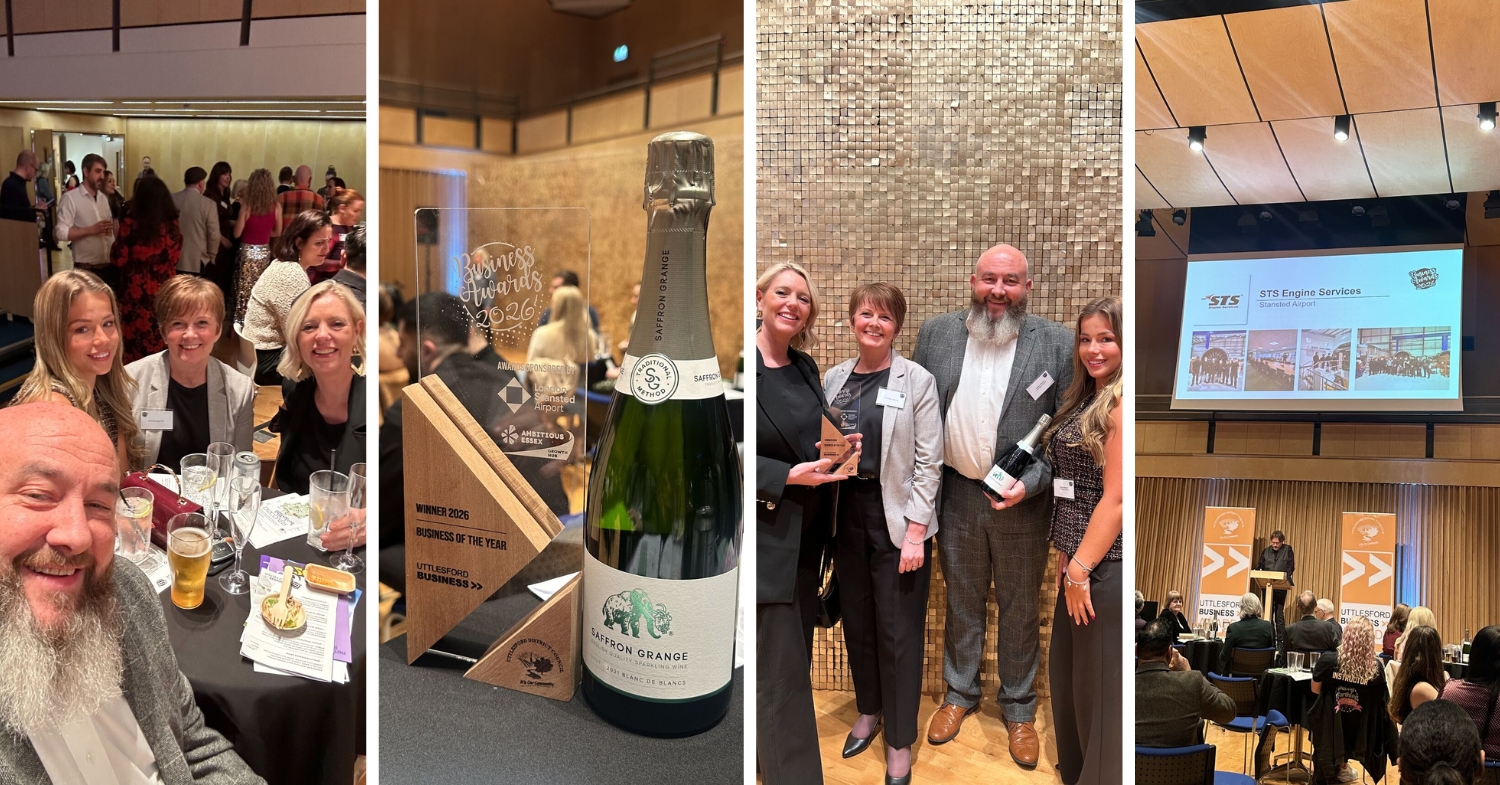 STS Engine Services Wins Business of the Year at Uttlesford Business Awards 2026